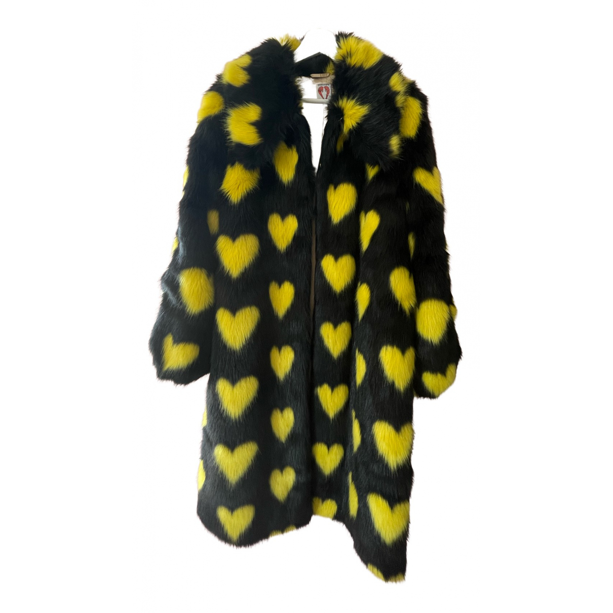 Faux fur coat Shrimps Black size 10 UK 